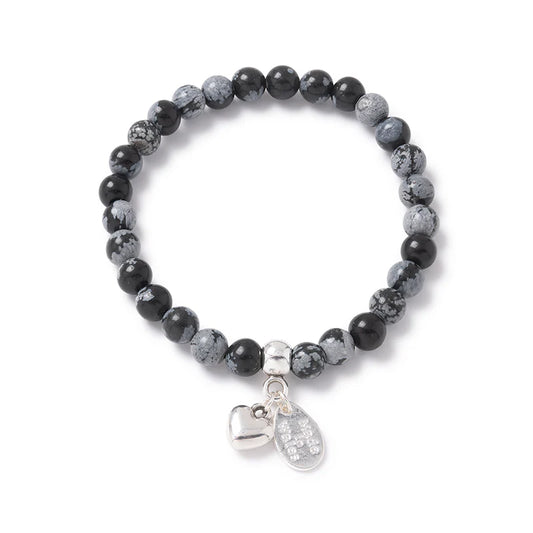 Snowflake Obsidian - Gemstone Bracelet