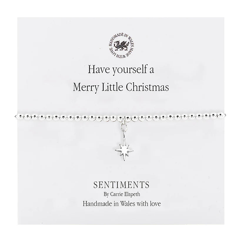 Sentiment Bracelet - "Have Yourself A Merry Little Christmas"
