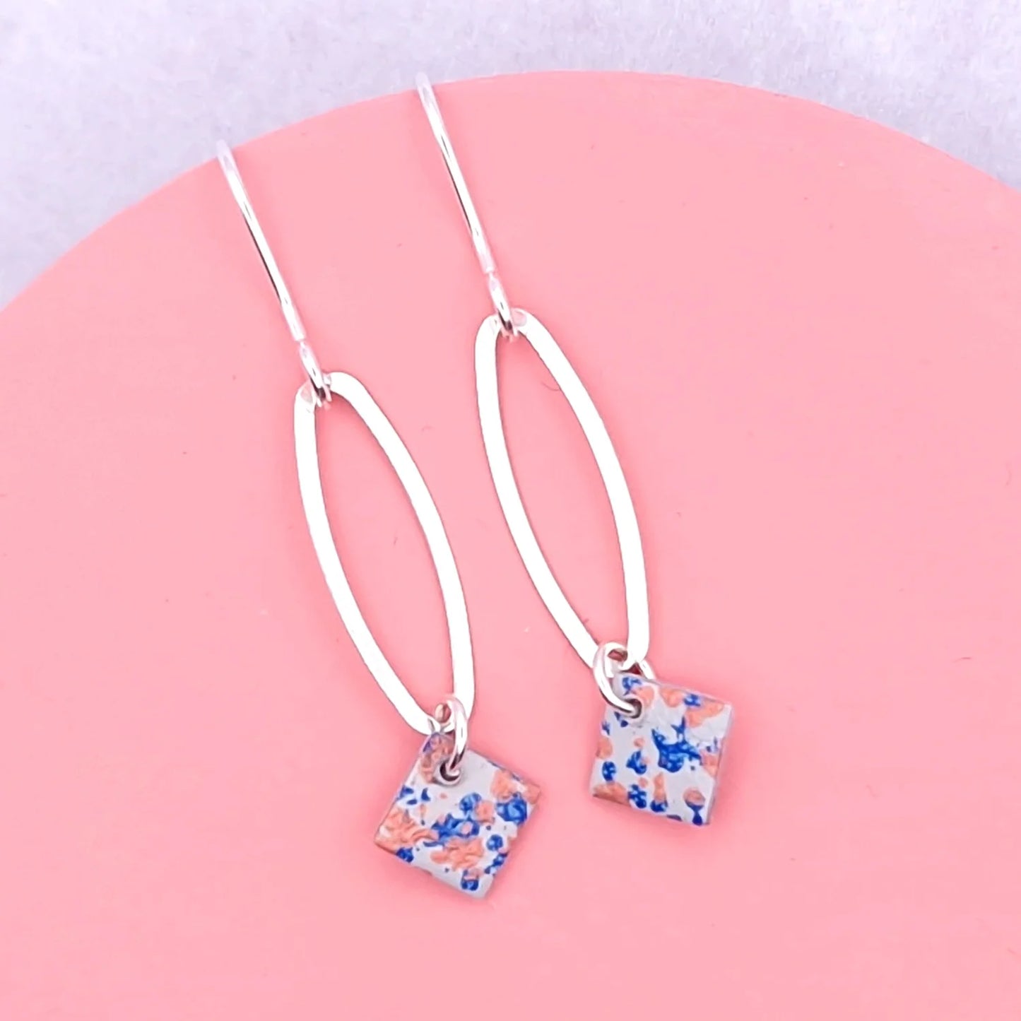 Square Droplet Earrings
