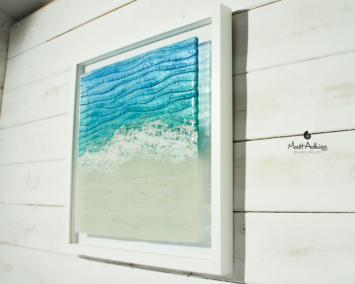 Framed - Paradise - Fused Glass