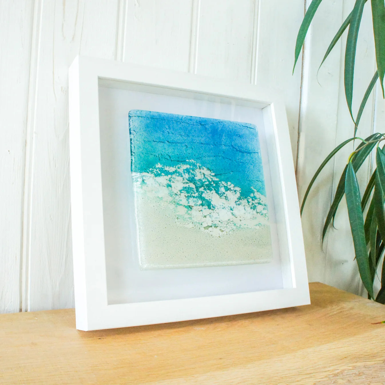 Framed - Paradise - Fused Glass