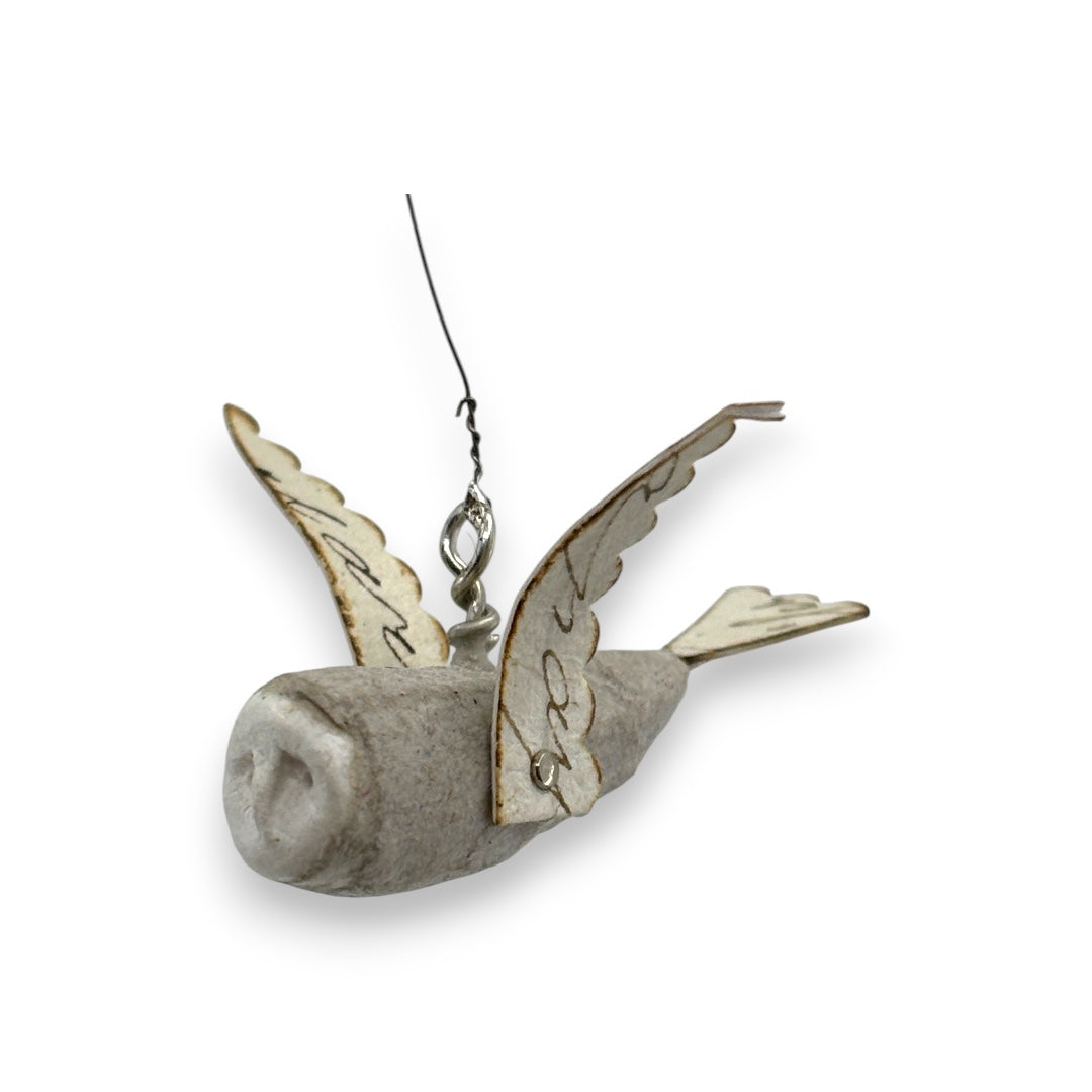 Ernest in the Light of the Moon - Wood/Metal Sculpture