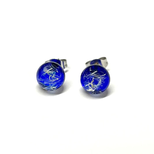 Celestial - Cosmos Glass Stud Earrings