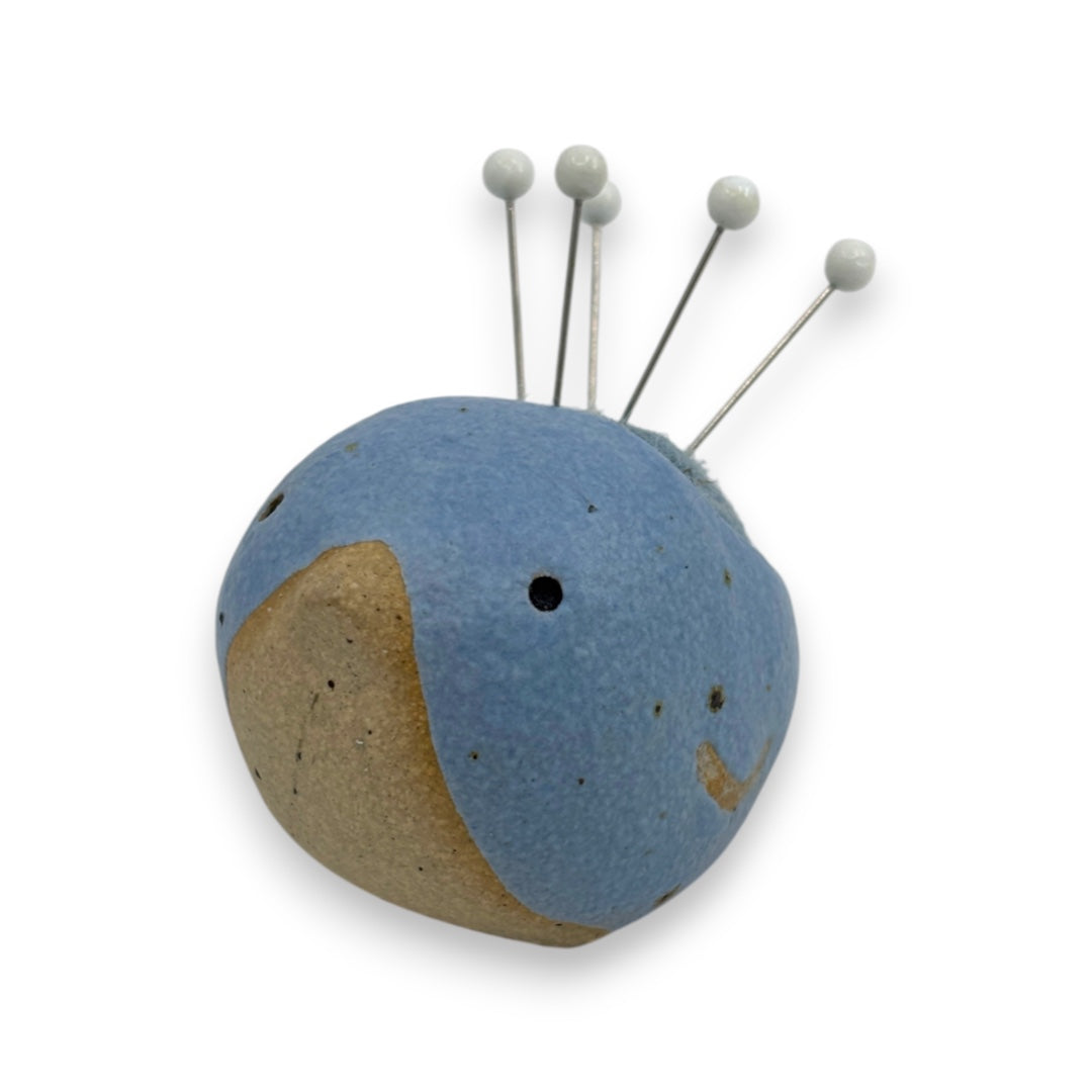 Pin Cushion Bird - Small - Blue