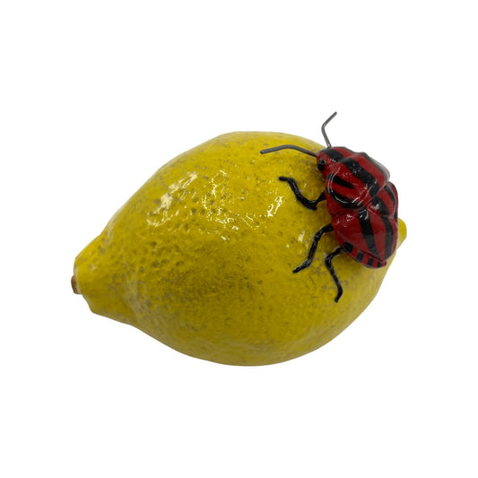 Italian Beetle On A Lemon - Ceramics