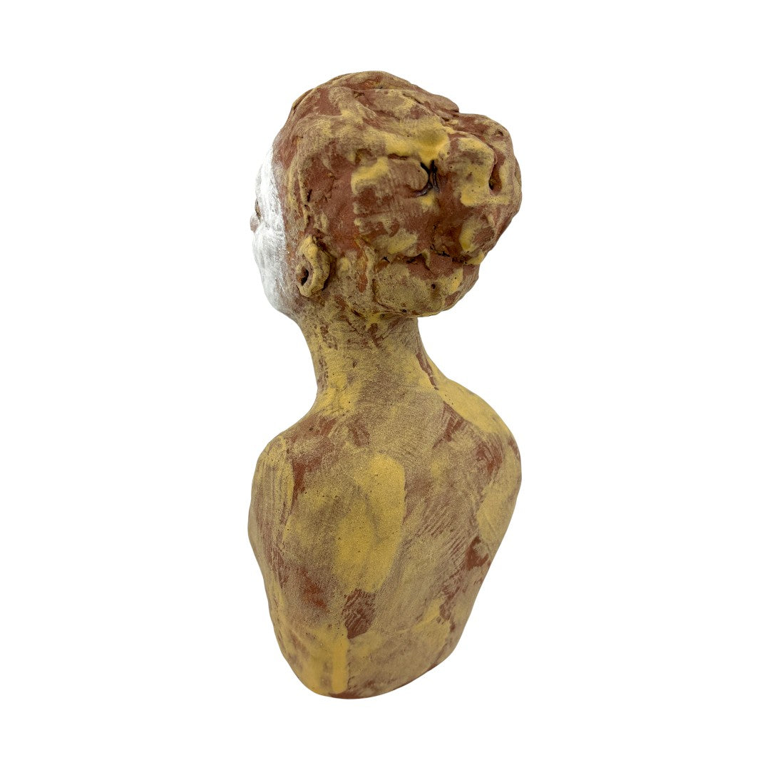 Bust of White Faced Lady - Ceramics