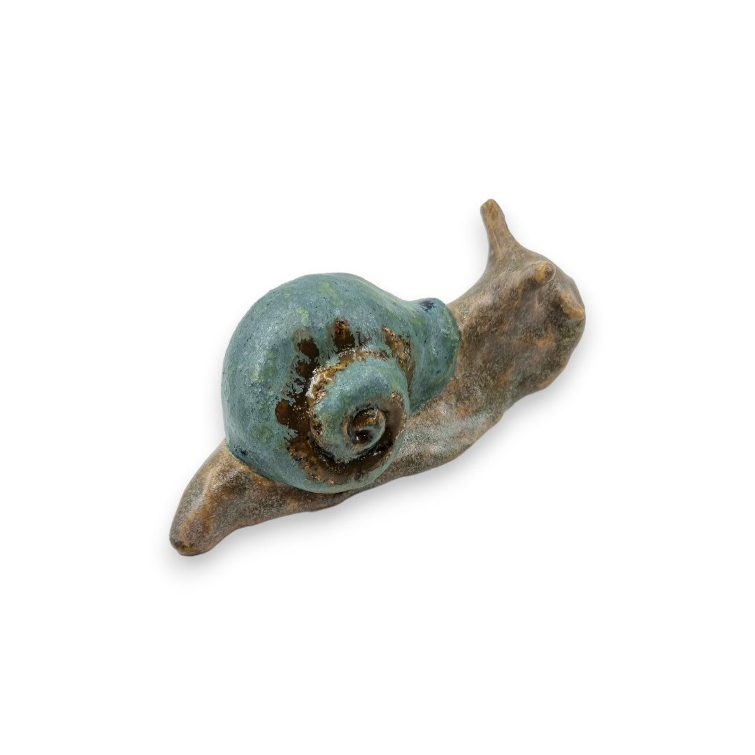 Snail - Green Shell - Ceramics
