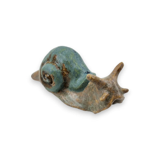 Snail - Green Shell - Ceramics