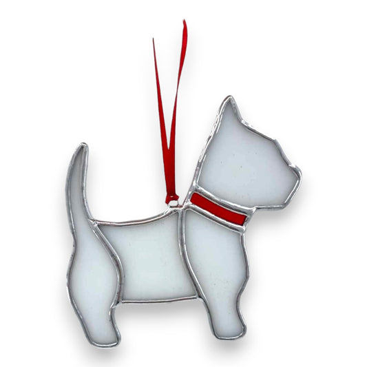 Westie (Small) Hanger/Suncatcher - Stained Glass