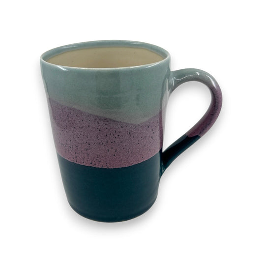 Mug - Slim - Dark Blue, Heather & Turquoise