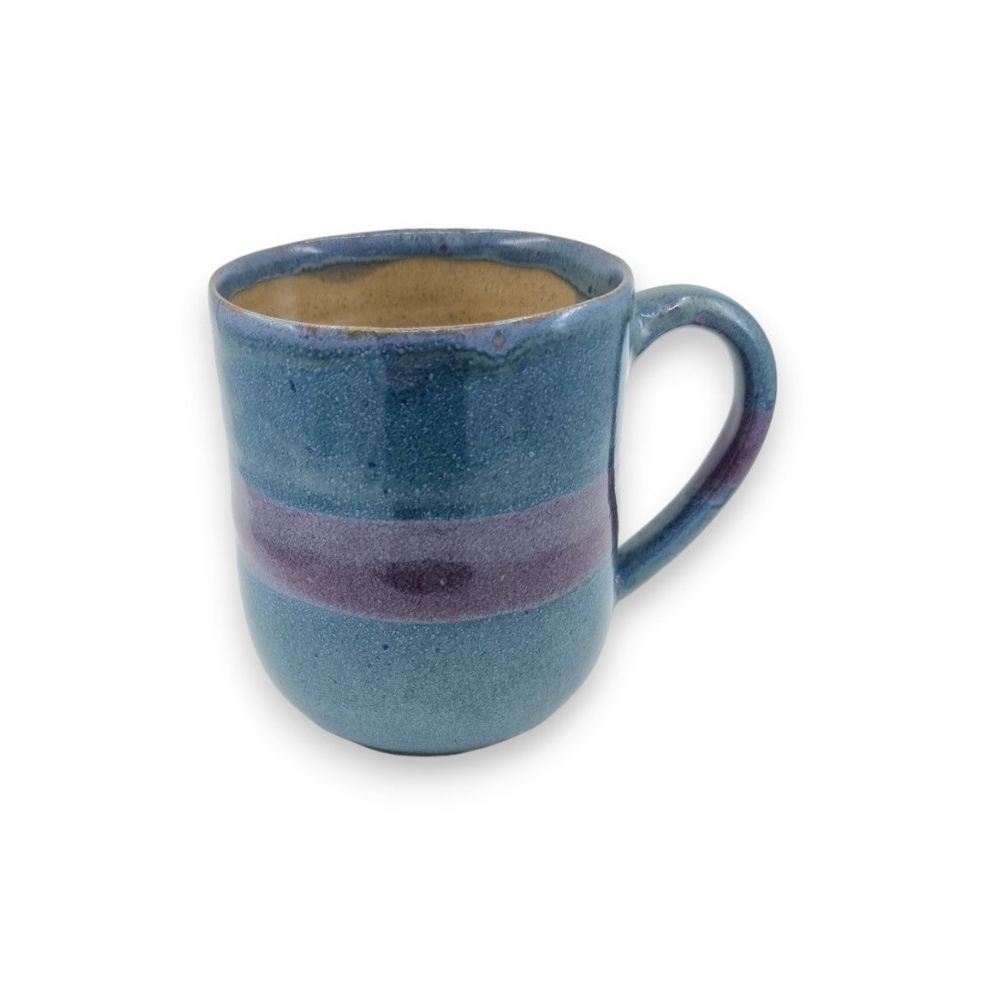 Mug - Large - Blue with Heather Stripe