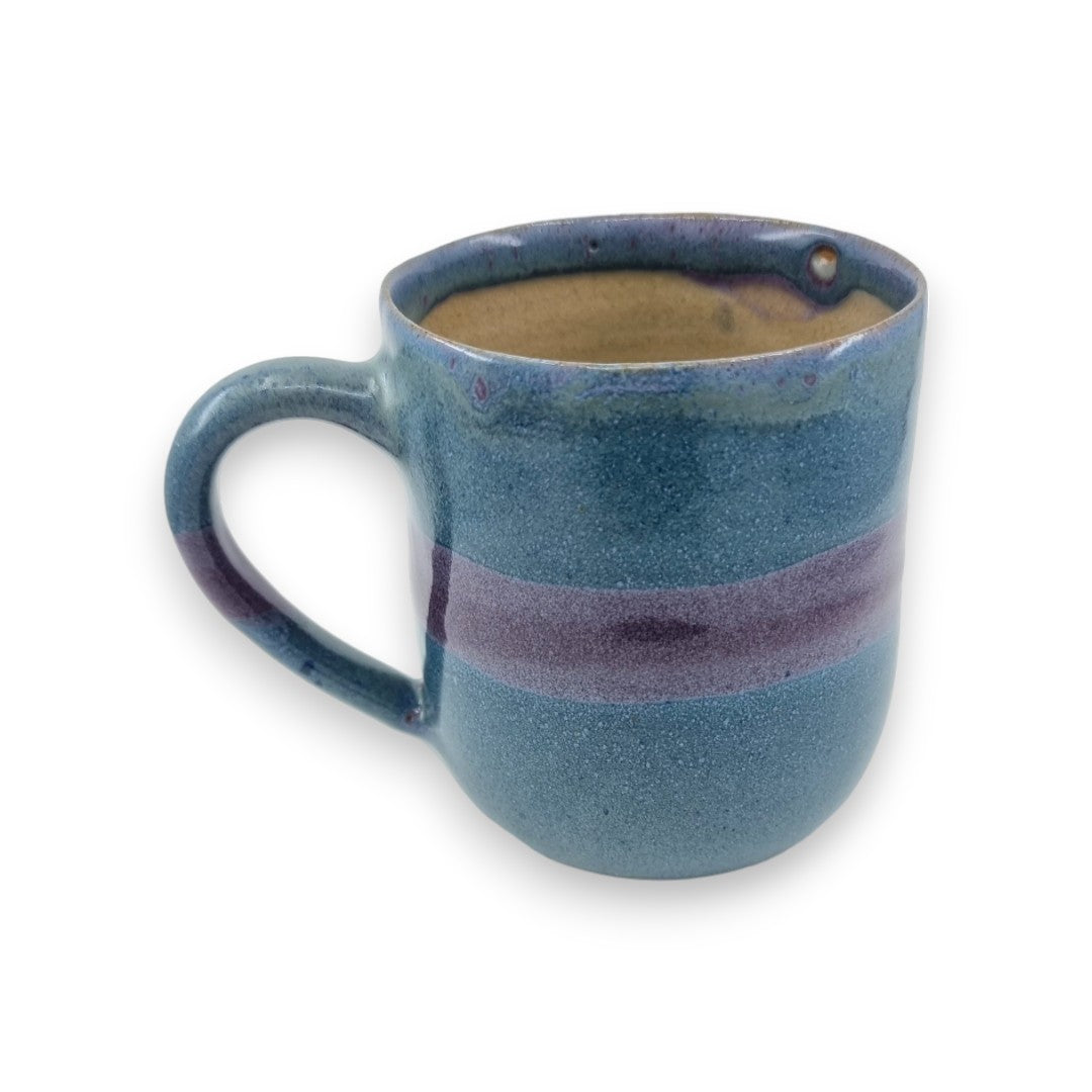 Mug - Large - Blue with Heather Stripe