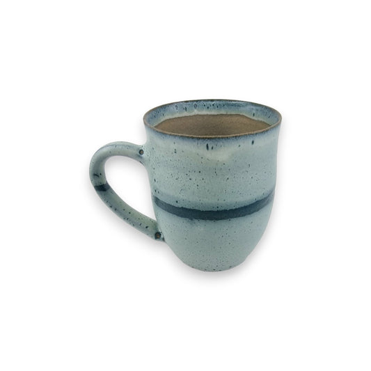 Mug - Small  - Turquoise with Teal Stripe