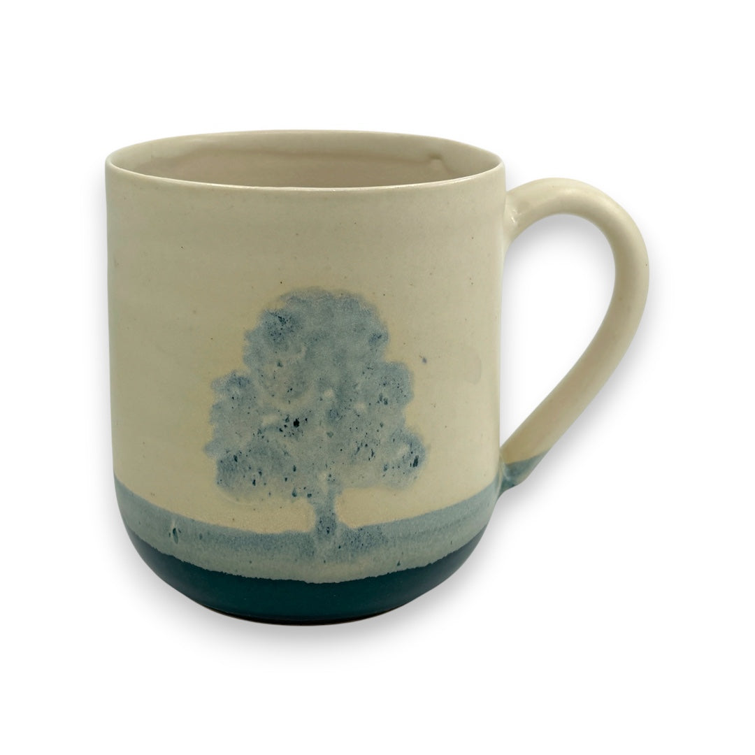 Mug - Large - Tall Blue Tree