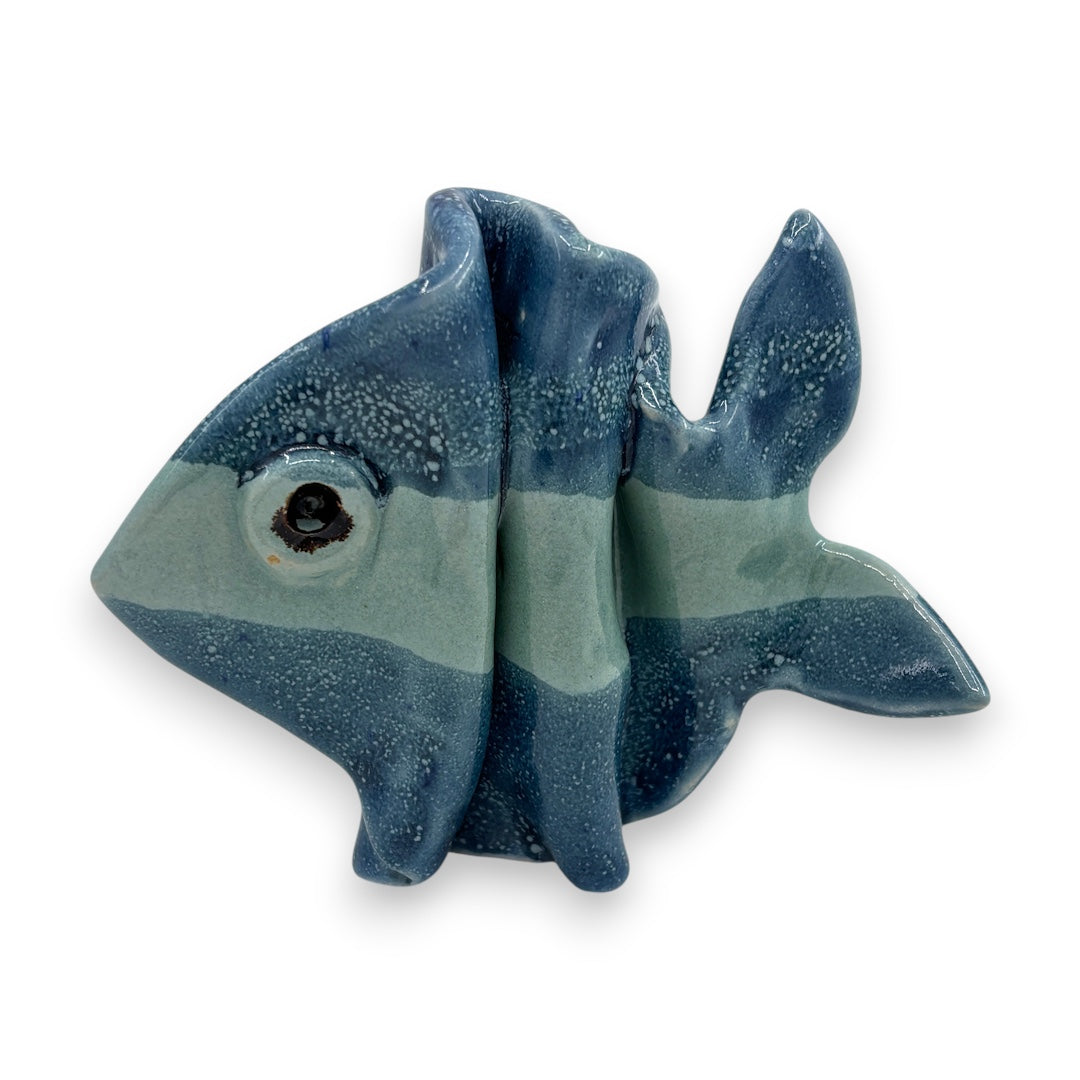 Fish - Blue & Turquoise Stripe