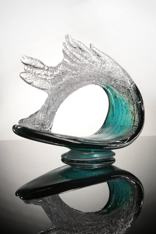 Large New Wave - Aqua