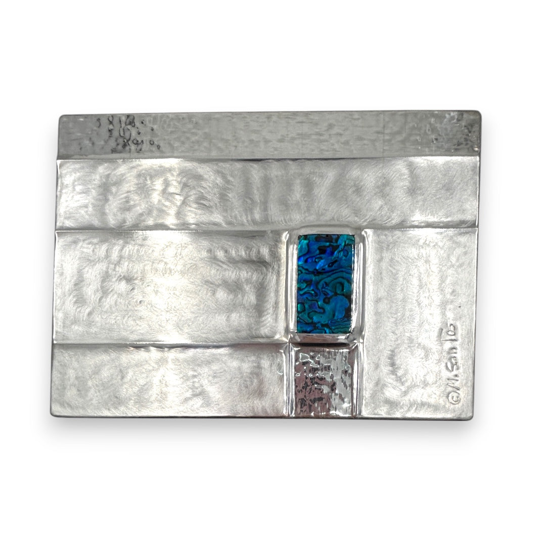 Harmony (2 section - Large) - Wood and Pewter Box