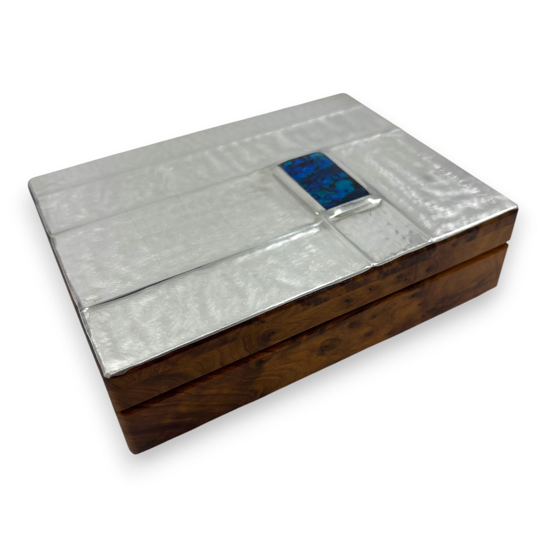 Harmony (2 section - Large) - Wood and Pewter Box