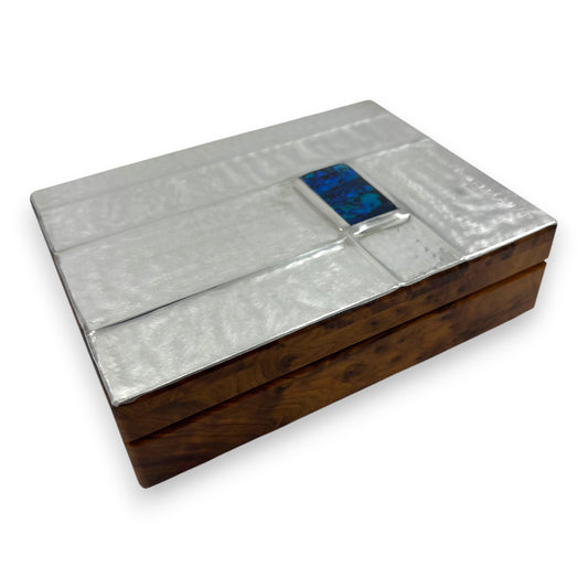 Harmony (2 section - Large) - Wood and Pewter Box