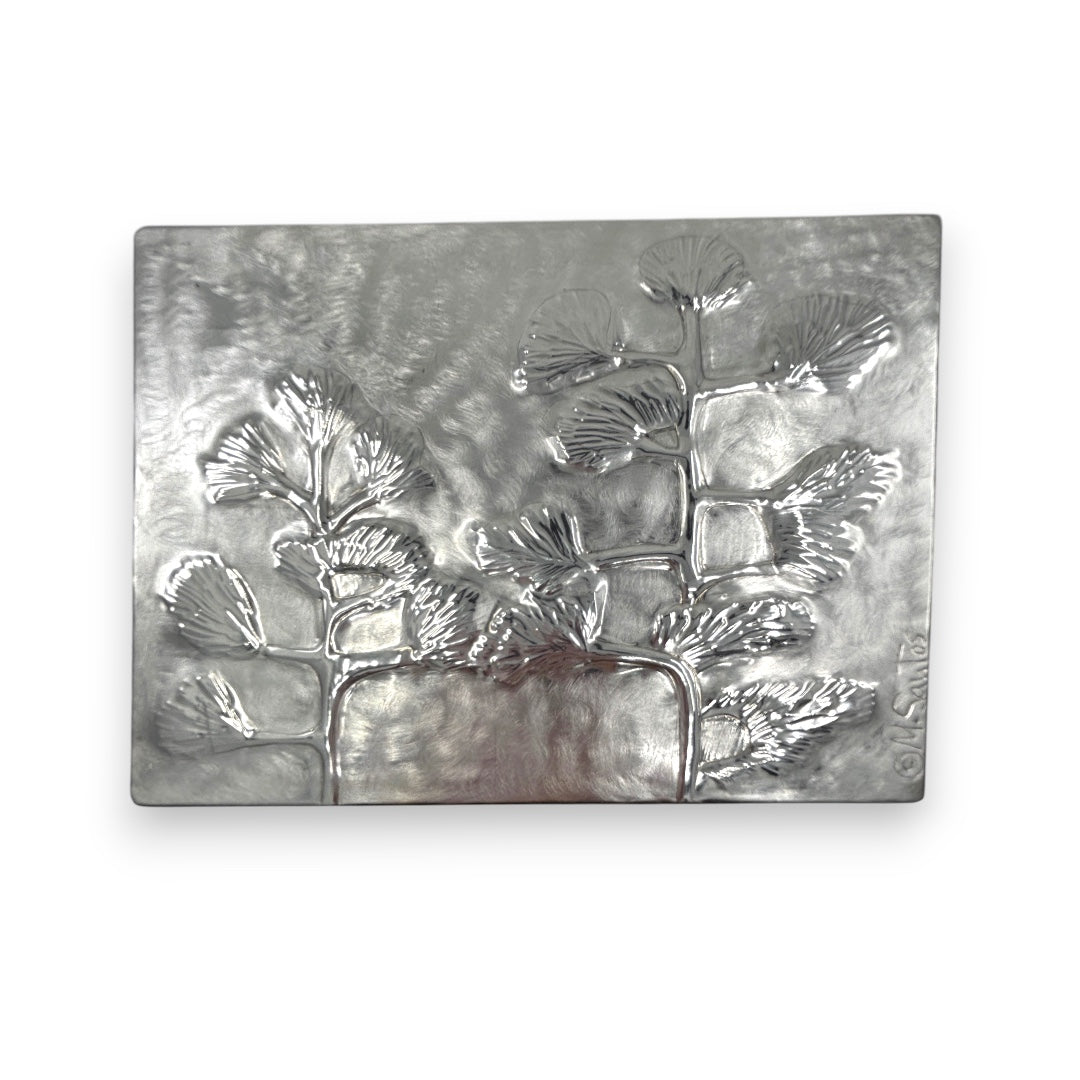 Pines (2 section - Large) - Wood and Pewter Box