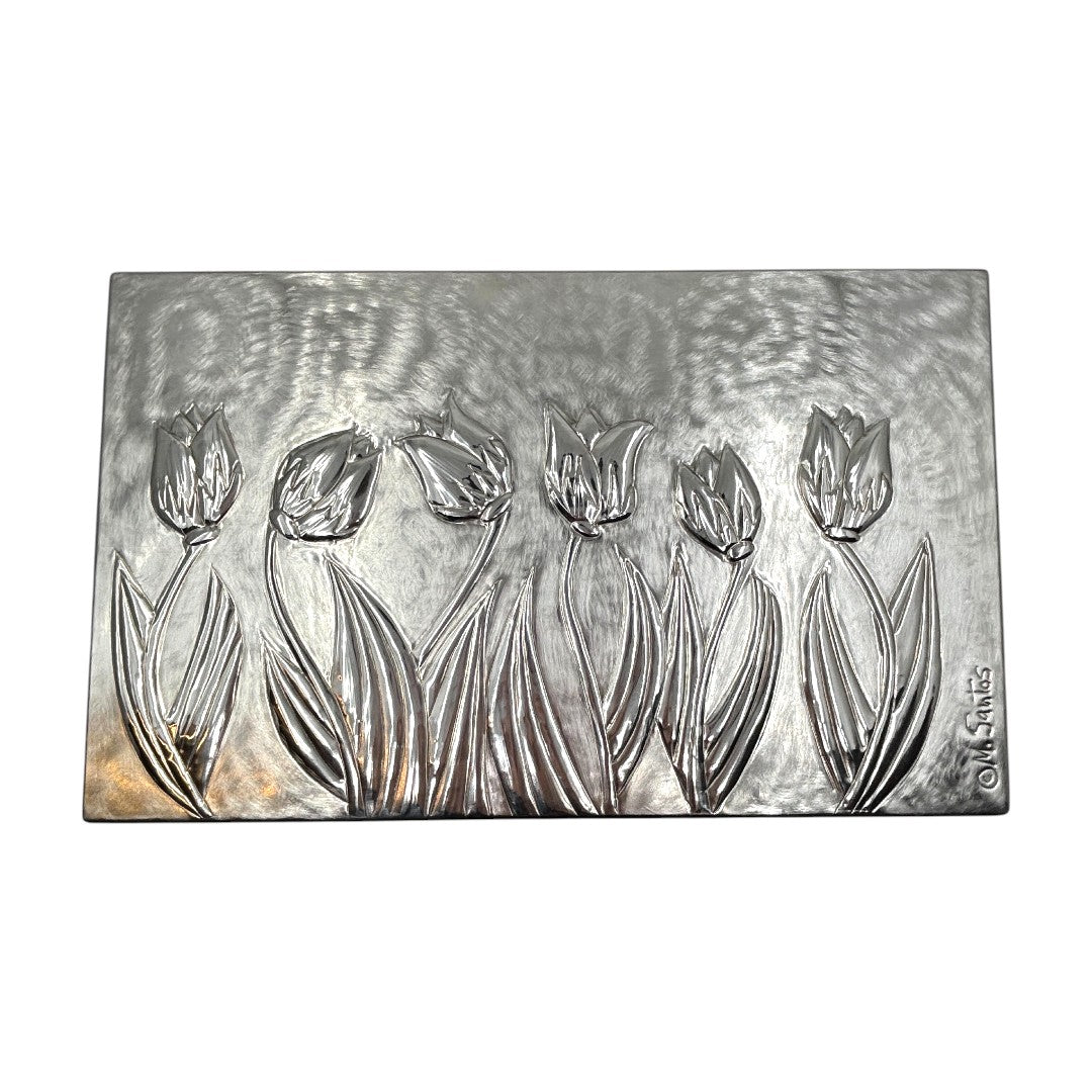 Tulips (20 + 2) - Wood and Pewter Box