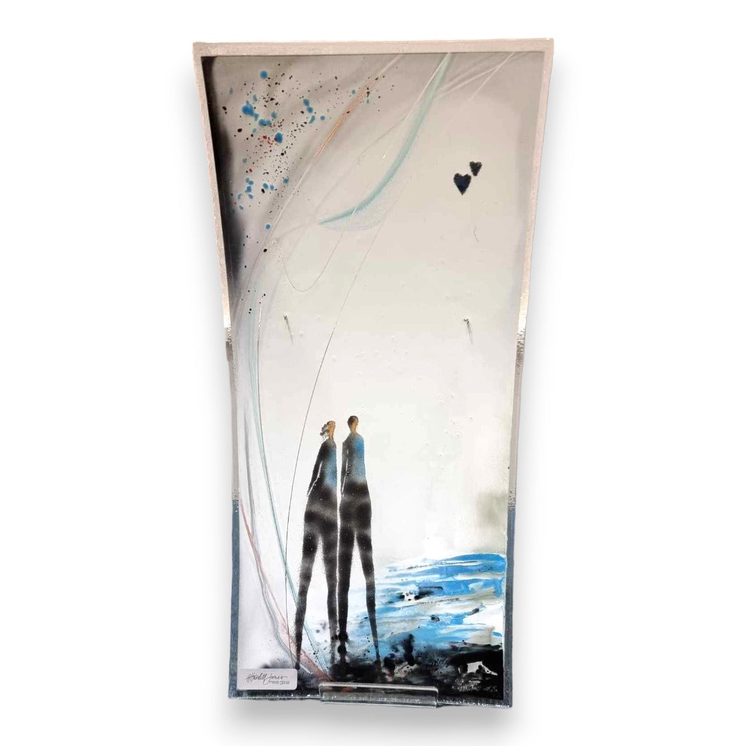 Glass Hanging - Large Curved Rectangle