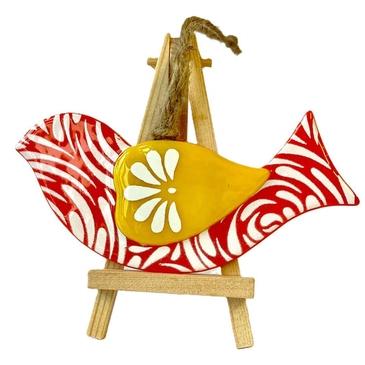 Scandi Pop Funky Bird - Orange