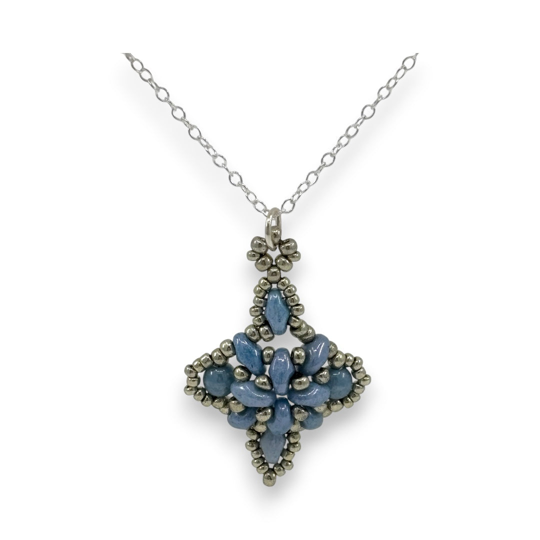 ESO Pretty - Pendant - Pale Blue & Pewter