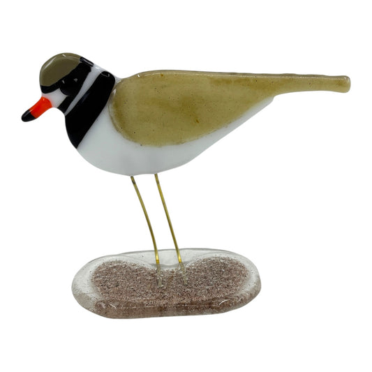 Plover - Fused Glass