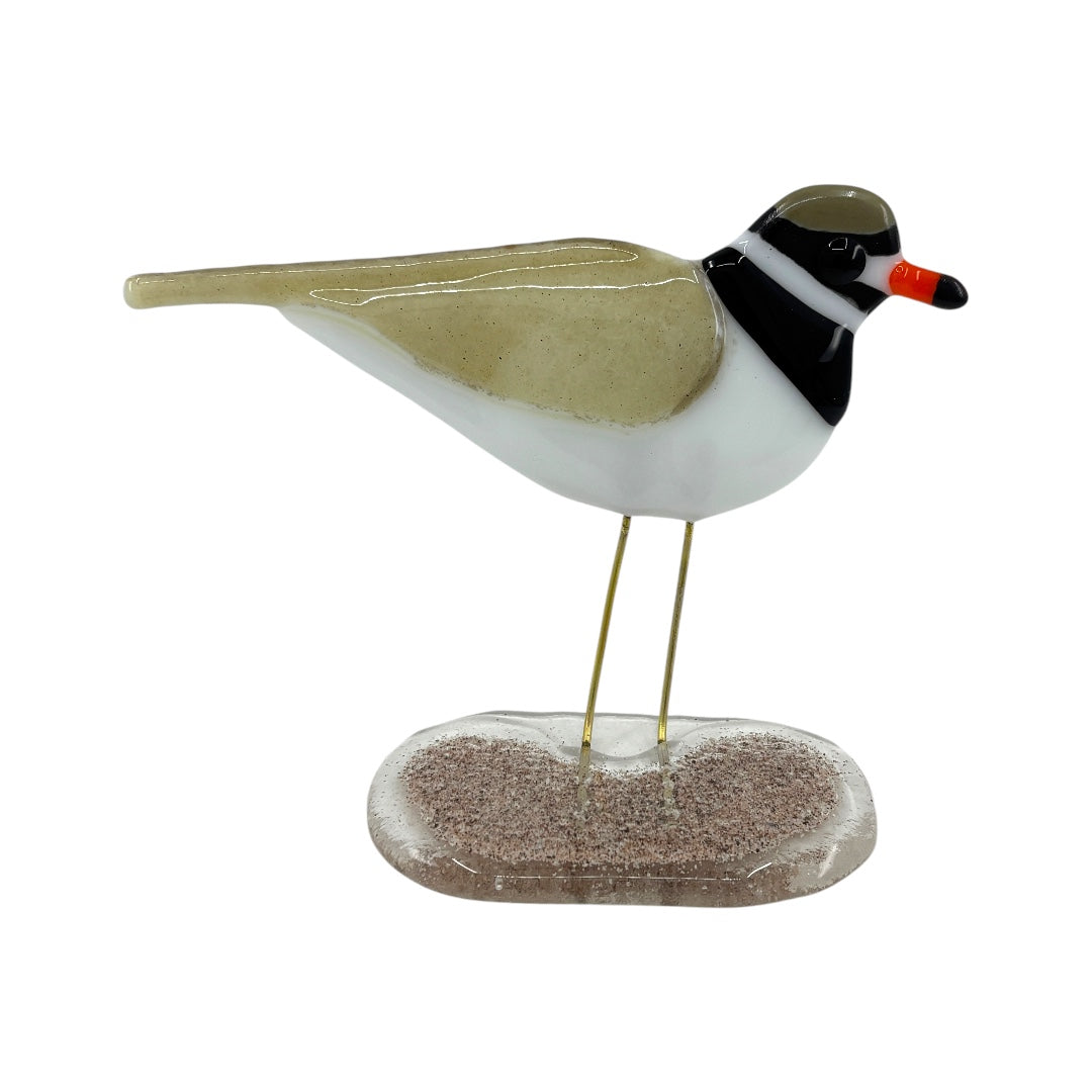 Plover - Fused Glass
