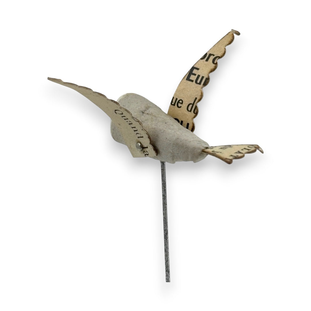 Ernest The Owl (ish) - Wood/Metal Sculpture