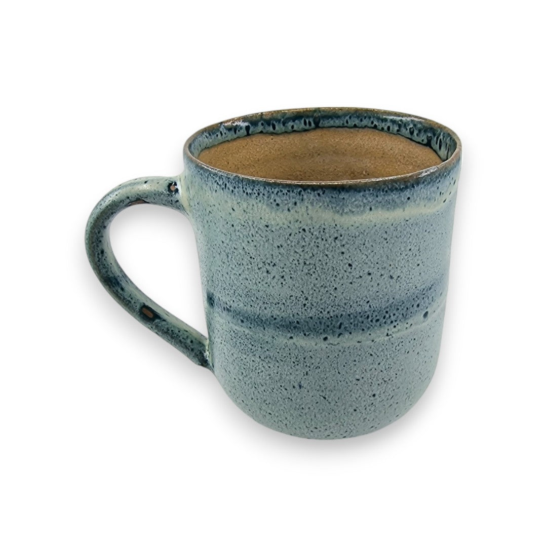 Mug - Large - Turquoise & Teal Stripe