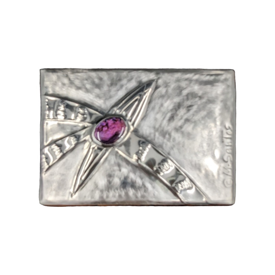 Star (2 section) - Wood and Pewter Box