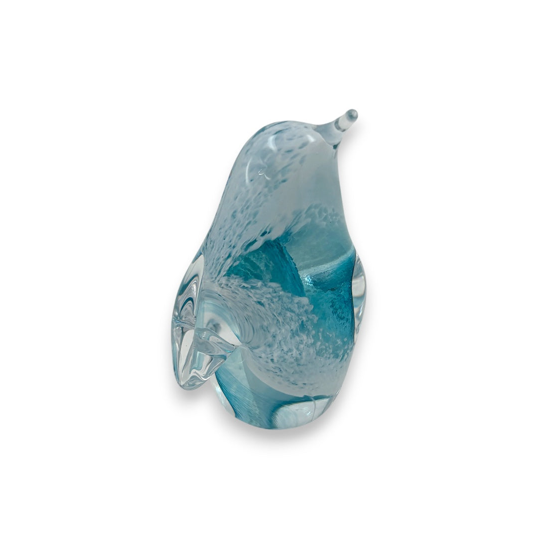 Penguin - Blue & White Sparkle - Small