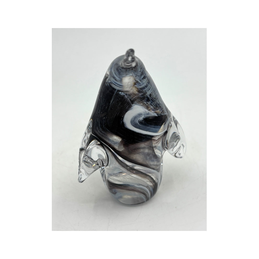 Penguin - Black & White Swirl 2 - Small