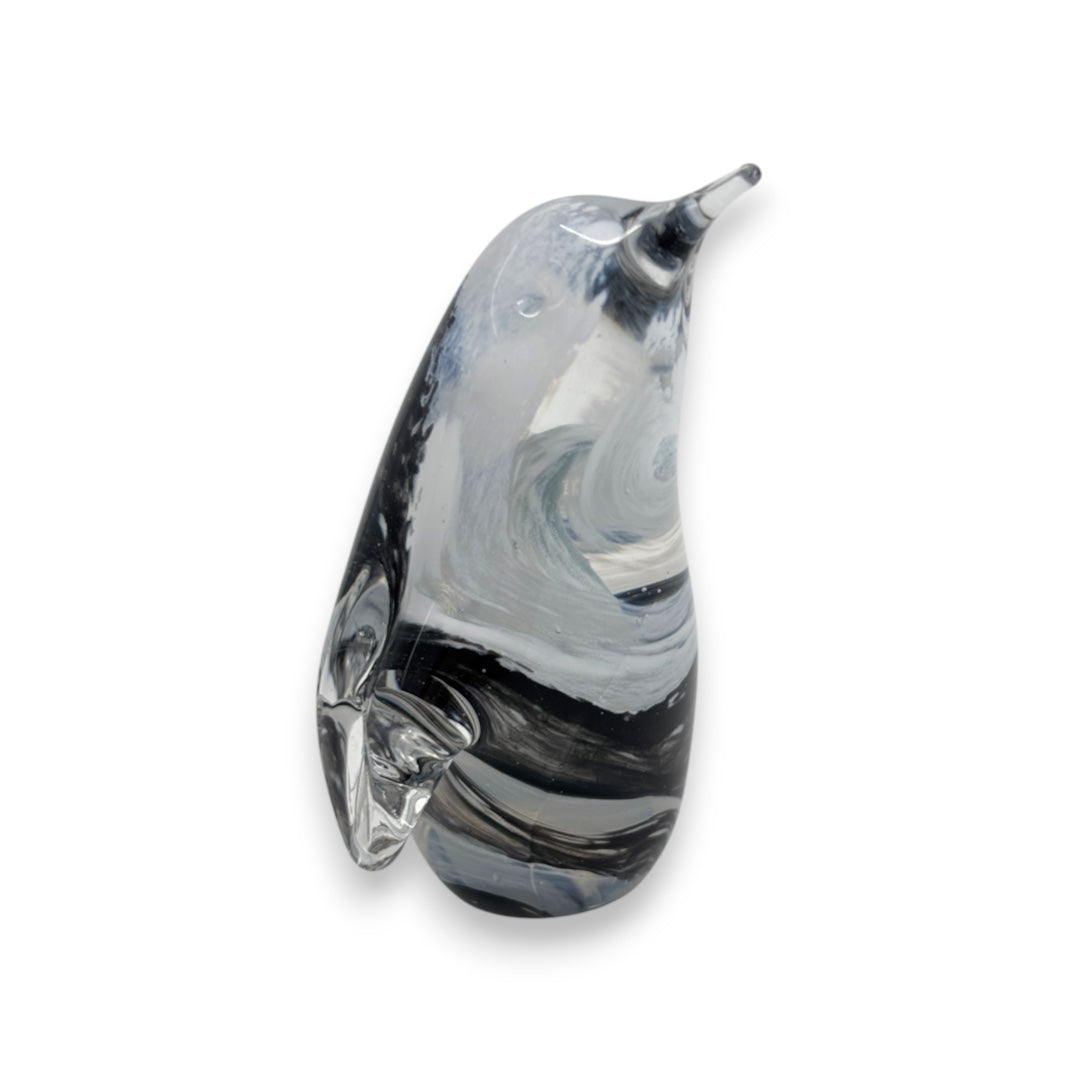 Penguin - Black & White Swirl - Small