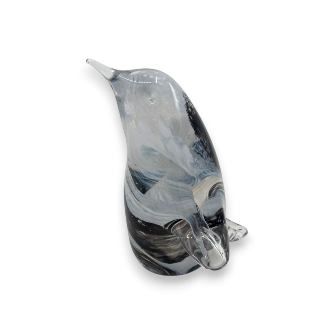 Penguin - Black & White Swirl - Small
