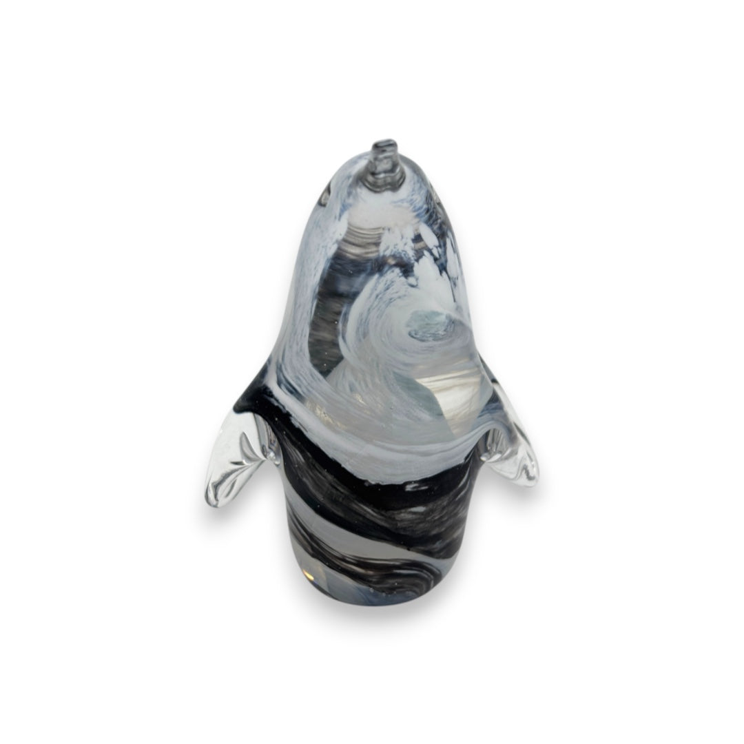Penguin - Black & White Swirl - Small