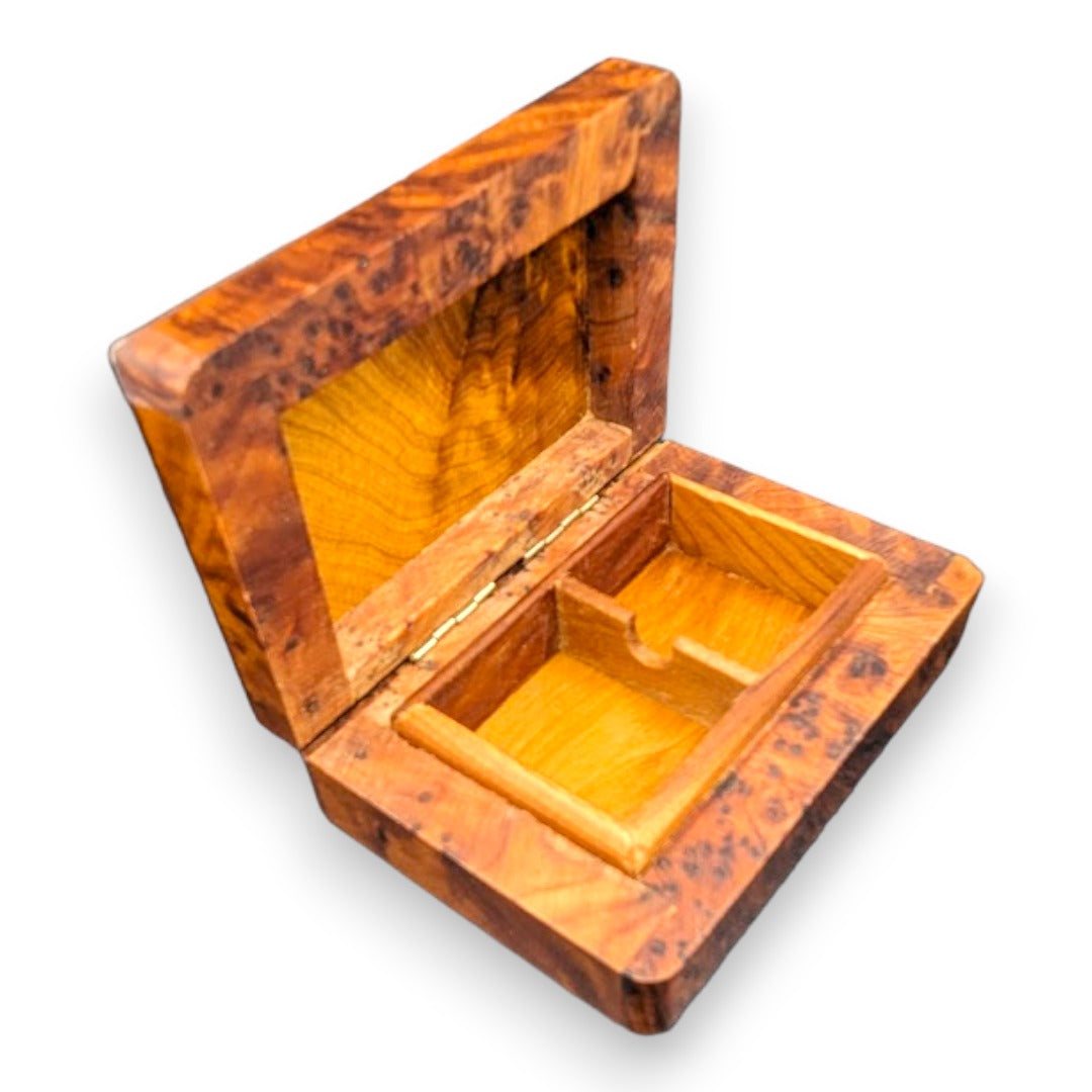 Waterlily (2 section) - Wood and Pewter Box