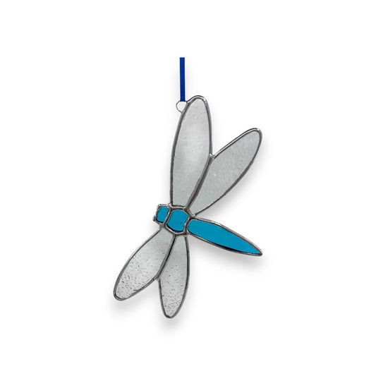 Dragonfly - Blue Hanger - Stained Glass