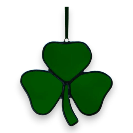 Shamrock Hanger/Suncatcher - Stained Glass