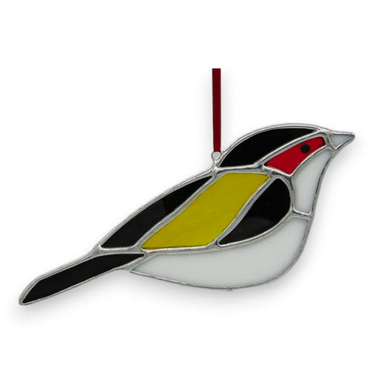 Goldfinch Suncatcher/Window Hanger - Stained Glass