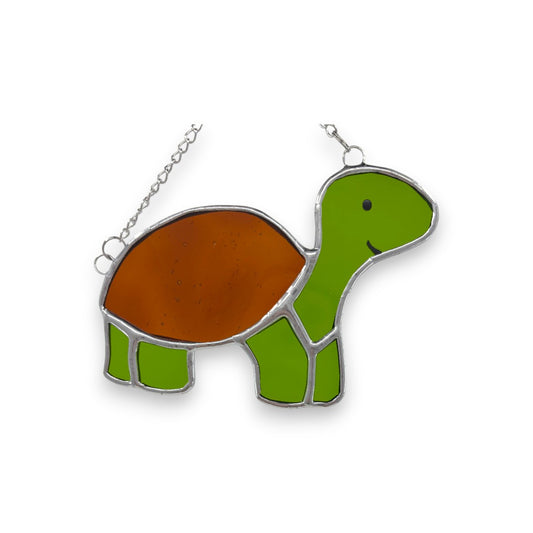 Tortoise Hanger Suncatcher - Stained Glass