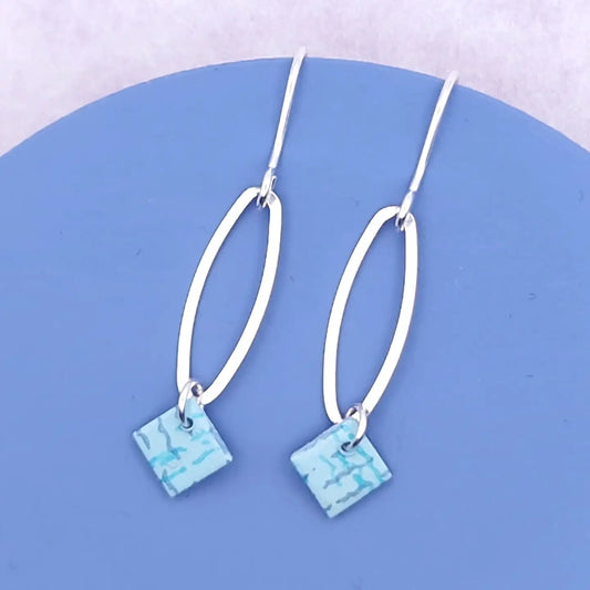 Square Droplet Earrings