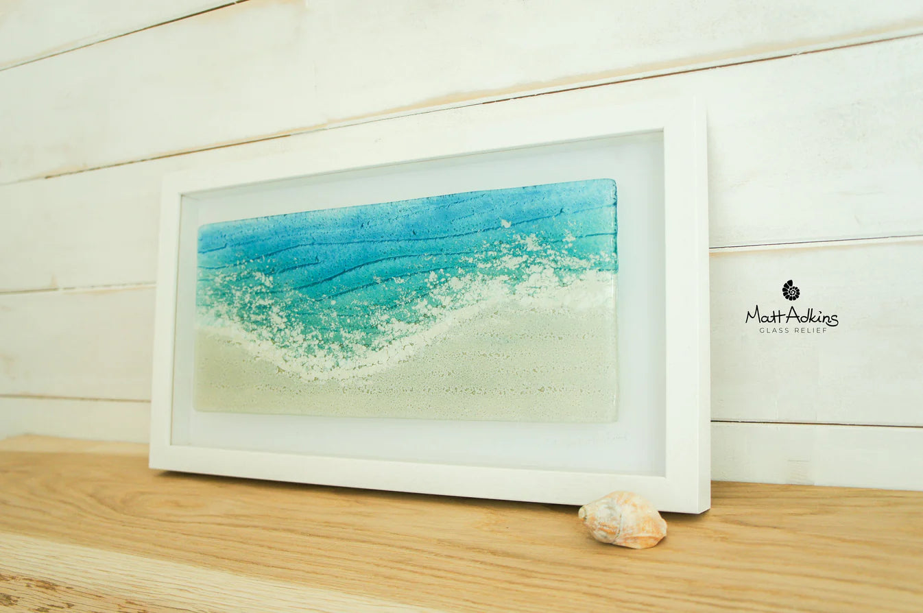 Framed - Paradise - Fused Glass