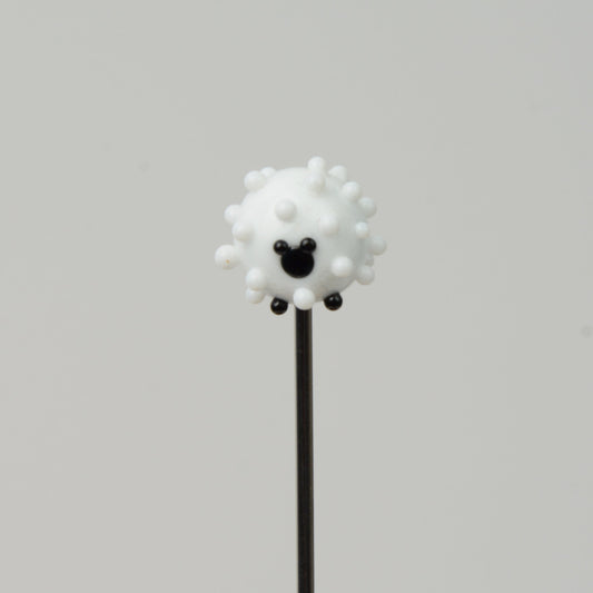 Sheep - Handmade Glass Plant Stake