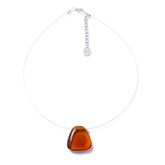 Glass Pendant - Amber