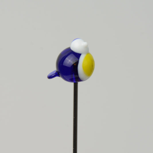 Blue-Tit - Handmade Glass Plant Stake