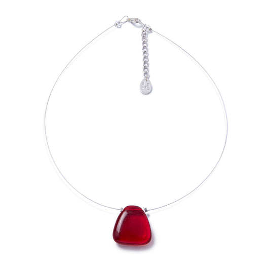 Glass Pendant - Ruby
