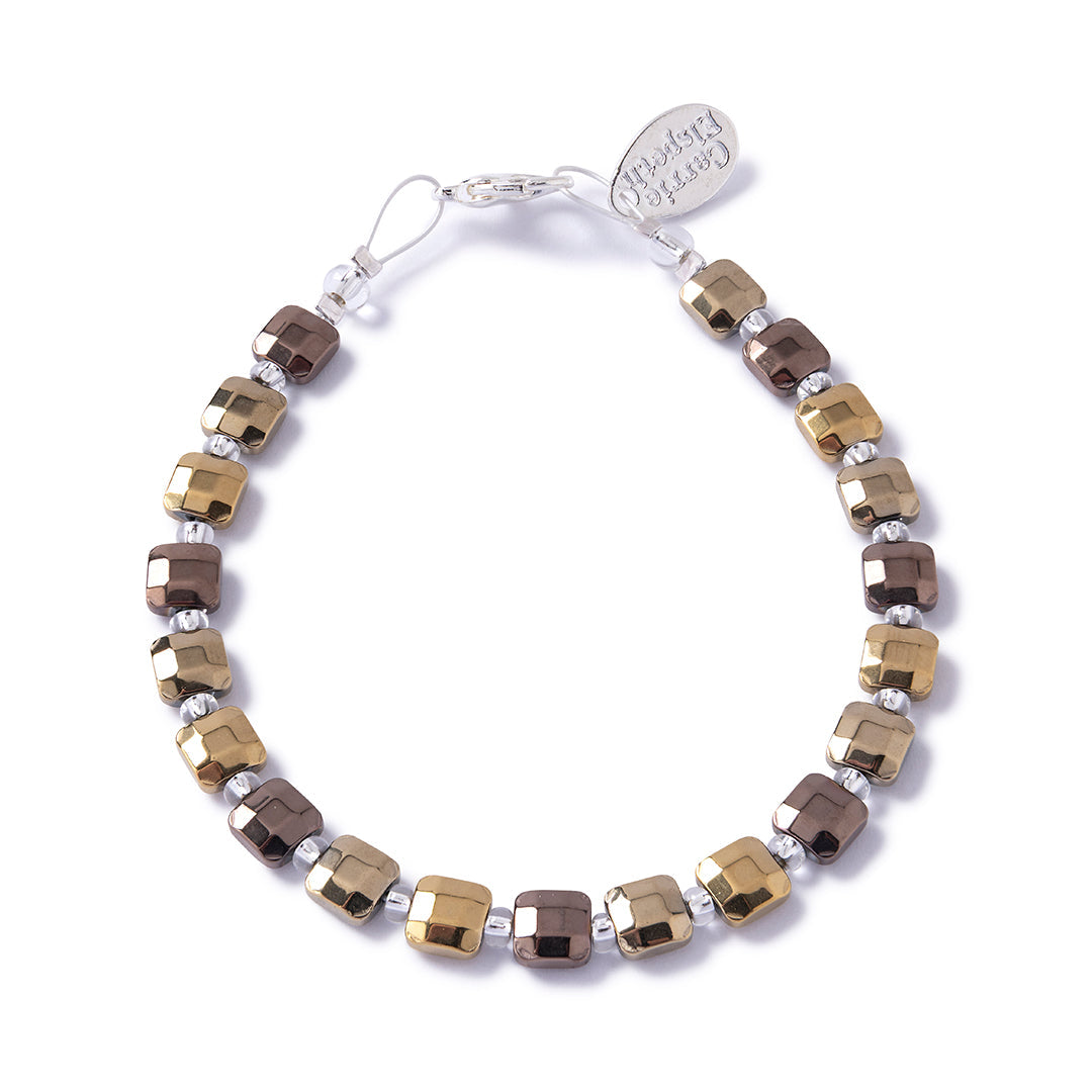 Cubic Haematite - Golden